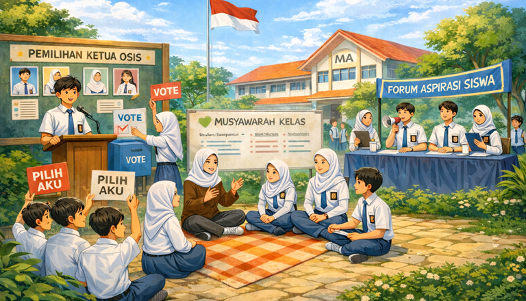 Pentingnya Sekolah Sebagai Ruang Latihan Demokrasi Sejak Usia Dini