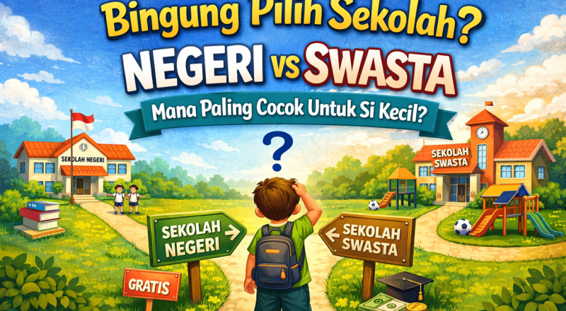 Bingung Pilih Sekolah? Negeri vs Swasta, Mana Paling Cocok Untuk Si Kecil